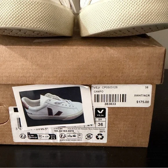 Veja Campo Sneakers - Extra White Babe - Picture 4 of 16